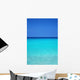 Calm Turquoise Ocean Water To Horizon, Clear Blue Sky A33A Wall Mural