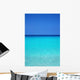 Calm Turquoise Ocean Water To Horizon, Clear Blue Sky A33A Wall Mural