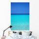 Calm Turquoise Ocean Water To Horizon, Clear Blue Sky A33A Wall Mural