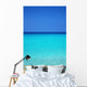 Calm Turquoise Ocean Water To Horizon, Clear Blue Sky A33A Wall Mural