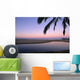 Palm Tree Fronds Lavender Hued Dusk A32G Wall Mural