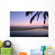 Palm Tree Fronds Lavender Hued Dusk A32G Wall Mural