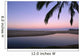 Palm Tree Fronds Lavender Hued Dusk A32G Wall Mural