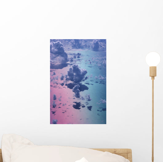 Special Effect Pink/Blue Sky Wall Mural