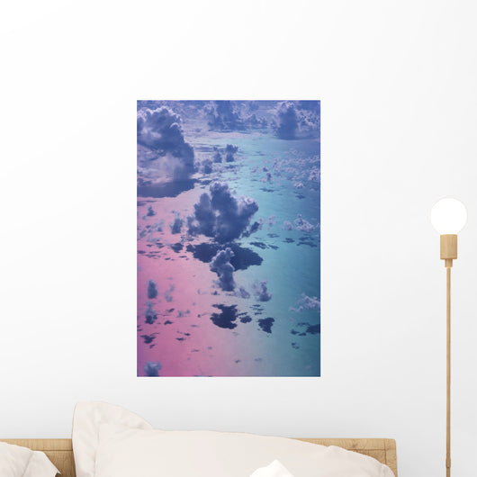 Special Effect Pink/Blue Sky Wall Mural