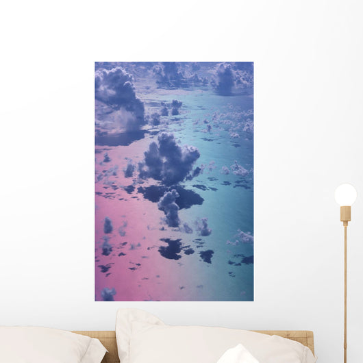 Special Effect Pink/Blue Sky Wall Mural