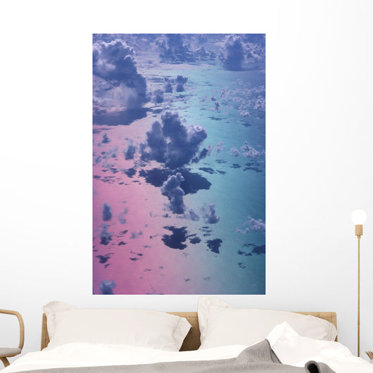 Special Effect Pink/Blue Sky Wall Mural