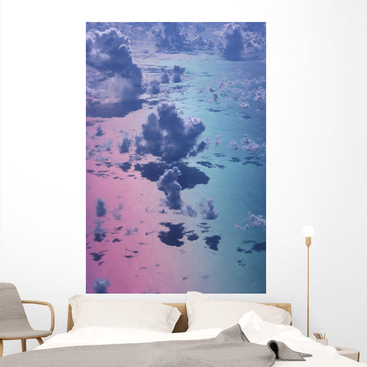 Special Effect Pink/Blue Sky Wall Mural