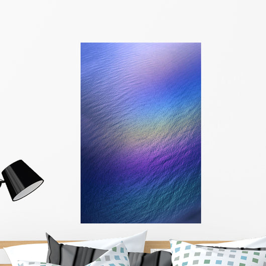 Hawaii, Rainbow Colors Over Water, Aerial Polarized Image A33E Wall Mural