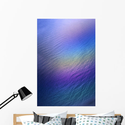 Hawaii, Rainbow Colors Over Water, Aerial Polarized Image A33E Wall Mural