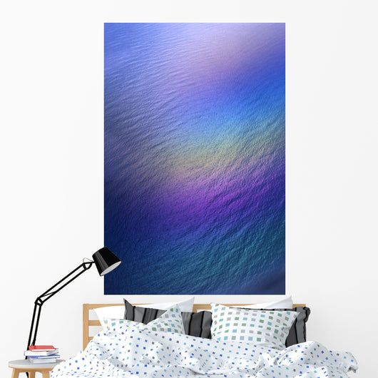 Hawaii, Rainbow Colors Over Water, Aerial Polarized Image A33E Wall Mural