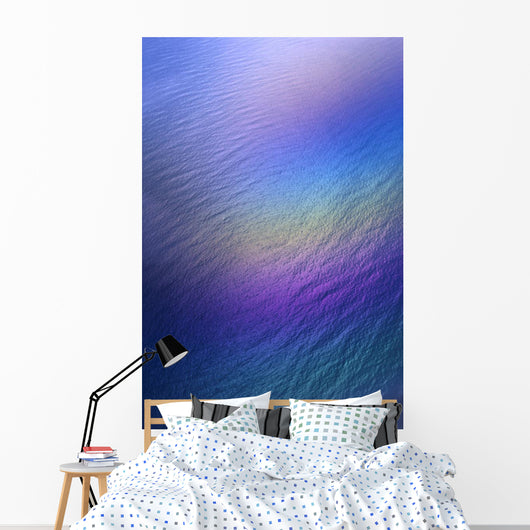 Hawaii, Rainbow Colors Over Water, Aerial Polarized Image A33E Wall Mural