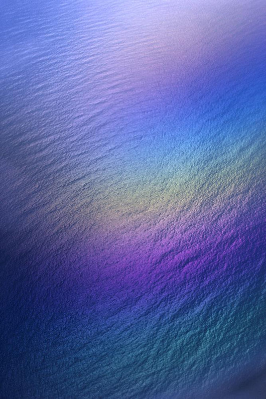 Hawaii, Rainbow Colors Over Water, Aerial Polarized Image A33E Wall Mural