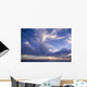 Blue-Lavender Cloud Formations Over Ocean A35H Wall Mural