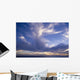 Blue-Lavender Cloud Formations Over Ocean A35H Wall Mural