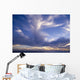 Blue-Lavender Cloud Formations Over Ocean A35H Wall Mural