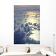 View From Above Clouds Over Ocean, Sun Reflections A35G Wall Mural