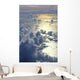 View From Above Clouds Over Ocean, Sun Reflections A35G Wall Mural