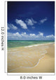 Hawaii, Kauai, North Shore, Clear Shoreline, Sand At Haena Beach A32A Wall Mural