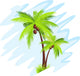 Palm Tree Wall Decal