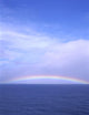 Hawaii, Full Rainbow Over Ocean, Blue Sky, Clouds A21C Wall Mural