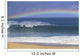 Rainbow Over Shore Break Beach Foreground Wall Mural