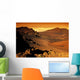 Hawaii, Maui, Golden Sunlight Over Haleakala Crater, National Park Wall Mural