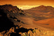 Hawaii, Maui, Golden Sunlight Over Haleakala Crater, National Park Wall Mural