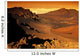 Hawaii, Maui, Golden Sunlight Over Haleakala Crater, National Park Wall Mural