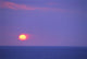 Sunset Over Calm Ocean, Sun Ball In Purple Sky, Vog Horizon A29G Wall Mural