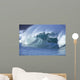 Hawaii, Large Wave Curling With Glassy Conditions A31B Wall Mural