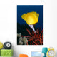 Hawaii, Long Nose Butterfly Fish Over Pencil Urchin A85D Wall Mural