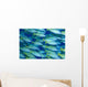 Hawaii, School Of Blue Stripe Snapper Side View A84H Wall Mural