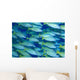 Hawaii, School Of Blue Stripe Snapper Side View A84H Wall Mural