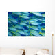 Hawaii, School Of Blue Stripe Snapper Side View A84H Wall Mural