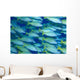 Hawaii, School Of Blue Stripe Snapper Side View A84H Wall Mural