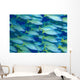 Hawaii, School Of Blue Stripe Snapper Side View A84H Wall Mural