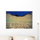 Underwater Reflections Along Sandy Bottom, At Surface Blue Sky Visible Wall Mural