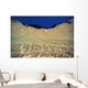Underwater Reflections Along Sandy Bottom, At Surface Blue Sky Visible Wall Mural