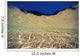 Underwater Reflections Along Sandy Bottom, At Surface Blue Sky Visible Wall Mural