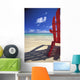 Calm Turquoise Ocean Shoreline Wall Mural