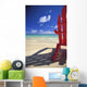 Calm Turquoise Ocean Shoreline Wall Mural