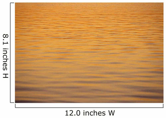 Ocean Shimmering Surface With Sunset Reflections Wall Mural