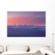 Sky At Sunset With Layer Of Puffy Clouds Wall Mural