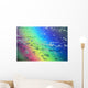 Polarized Rainbow And Aerial Of Clouds Over The Ocean Wall Mural