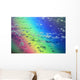 Polarized Rainbow And Aerial Of Clouds Over The Ocean Wall Mural