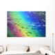 Polarized Rainbow And Aerial Of Clouds Over The Ocean Wall Mural