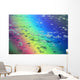 Polarized Rainbow And Aerial Of Clouds Over The Ocean Wall Mural