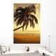 Palm Tree Foreground Wall Mural