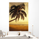 Palm Tree Foreground Wall Mural
